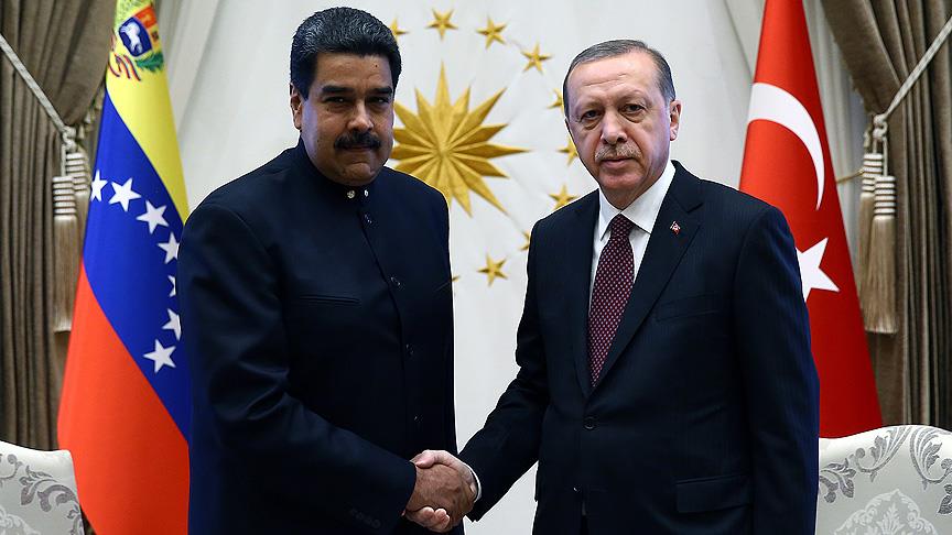 Erdoğan'dan Maduro'ya geçmiş olsun telefonu