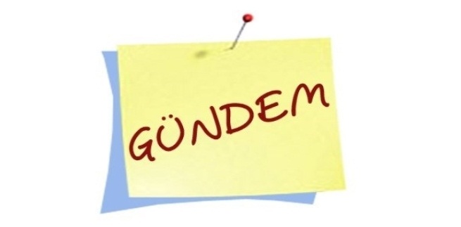 05-09-2018 / ÇARŞAMBA GÜNDEMİ