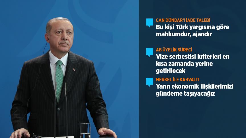 Cumhurbaşkanı Erdoğan: Bu kişi (Can Dündar) ajandır, devletin sırlarını ifşa etmiştir