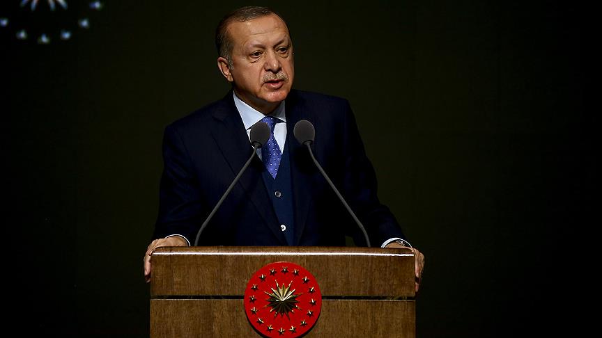 Cumhurbaşkanı Erdoğan: Şehit ve gazilerimizin kanlarını yerde bırakmayacağız