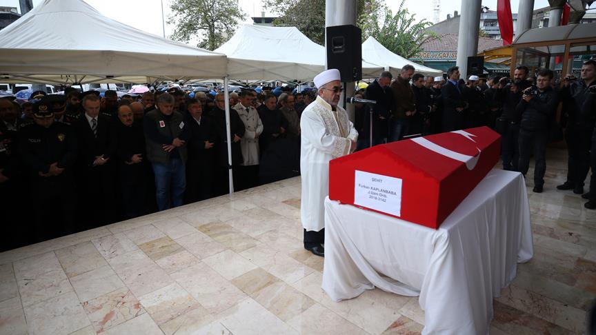 Şehit uzman çavuş son yolculuğu uğurlandı