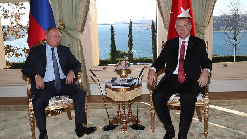 Cumhurbaşkanı Erdoğan, Putin ile görüştü