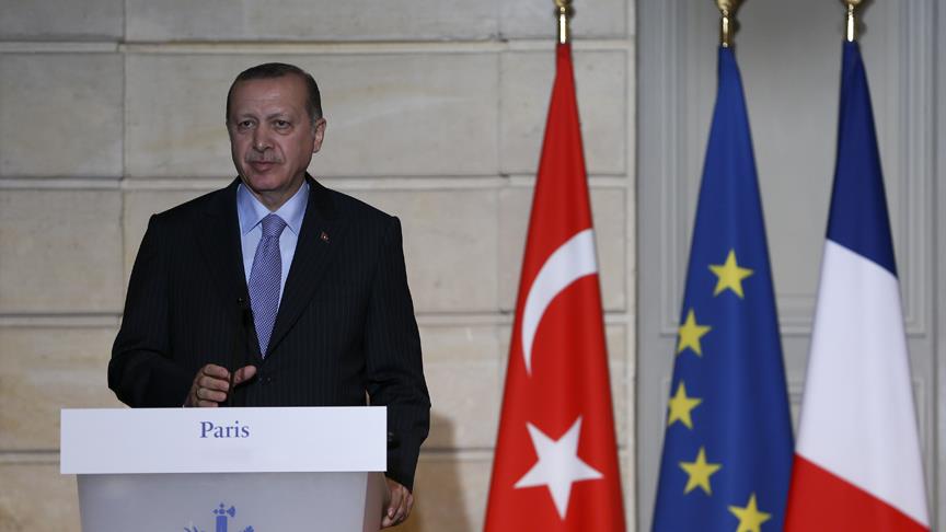 Cumhurbaşkanı Erdoğan Fransa'ya gidecek!