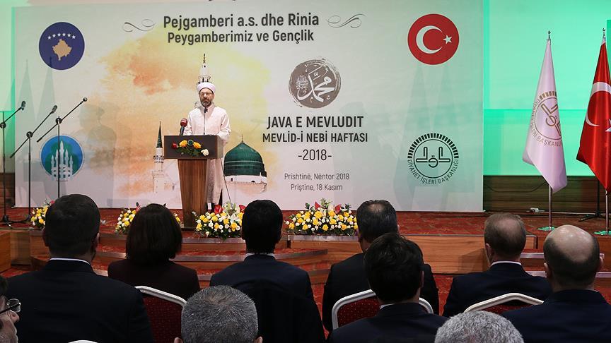 Diyanet İşleri Başkanı Erbaş: Kimliği oluşturan asıl unsur din ve inançtır