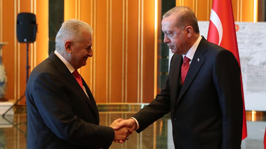 Erdoğan ile Yıldırım bir araya geldi!