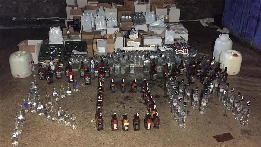 "Diyarbakır'da Kaçak İçki Operasyonu"