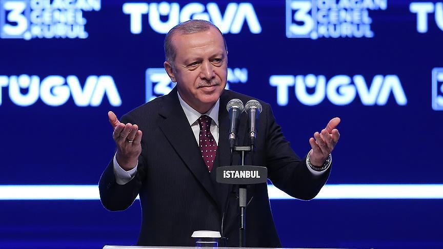 Erdoğan: Türkiye'nin 2053 ve 2071 vizyonlarını sizlere emanet ediyorum