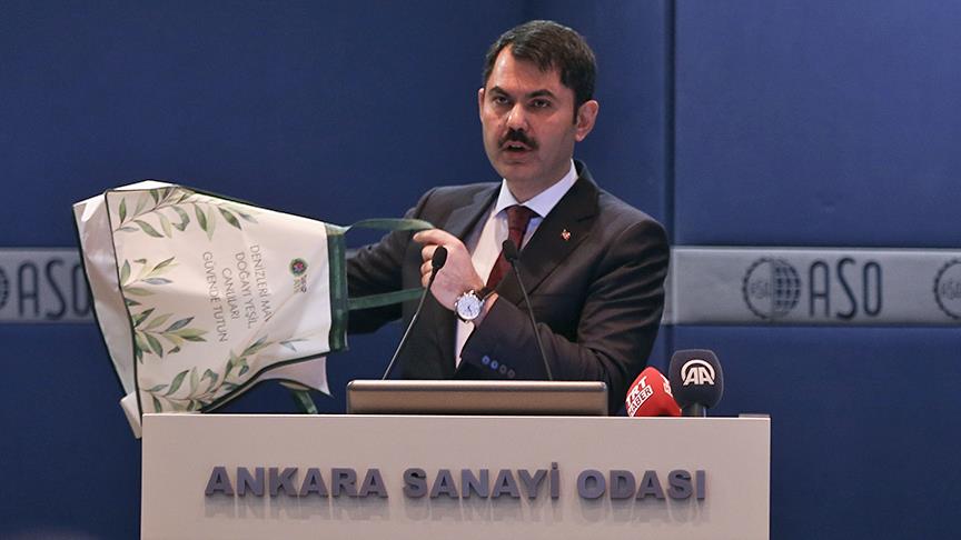 Çevre ve Şehircilik Bakanı Kurum: Poşet kullanımı yaklaşık yüzde 50 azaldı