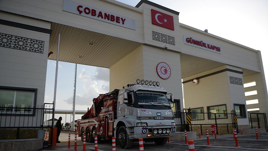 Çobanbey Sınır Kapısı yeniden açıldı!