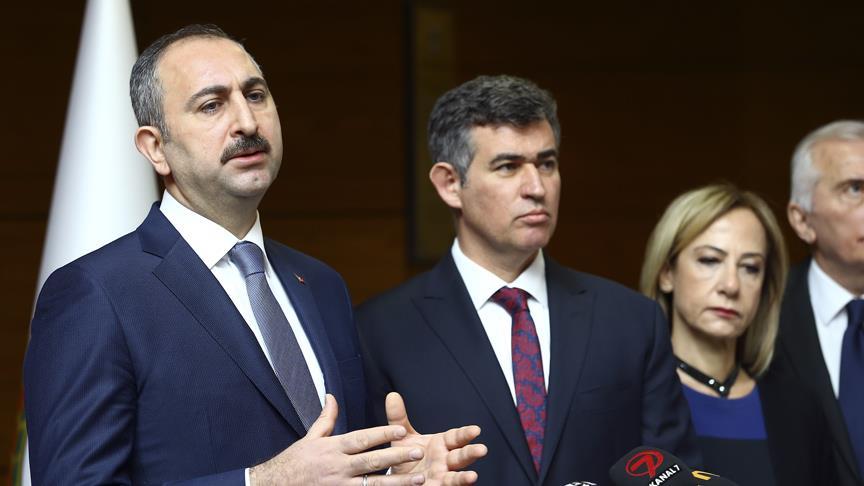 Adalet Bakanı Gül: Bu cinayetin üstünün örtülmesi amaçlanıyordu