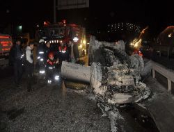 Alkol Ve Aşırı Hız Ölüm Getirdi: 2 Ölü, 1 Yaralı