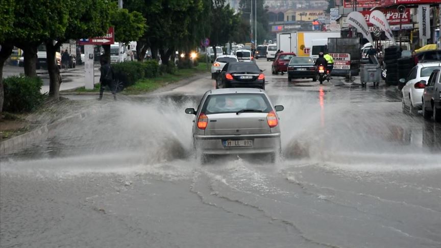 Hatay için 'çok kuvvetli yağış' uyarısı