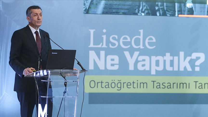 Ziya Selçuk: Liselere yeni eğitim modelinin ilk sınavı 2024 yılında yapılacak