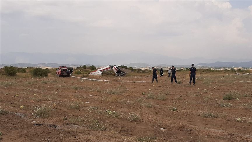 Antalya'da sivil eğitim uçağı düştü: 1 ölü