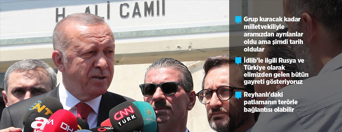 Erdoğan: Reyhanlı'daki patlamanın terörle bağlantısı olabilir