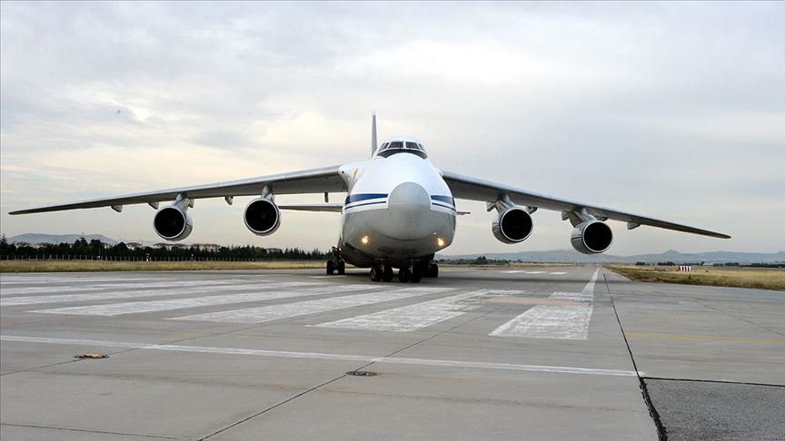 S-400 sevkiyatı kapsamında 10'uncu uçak Mürted'e indi