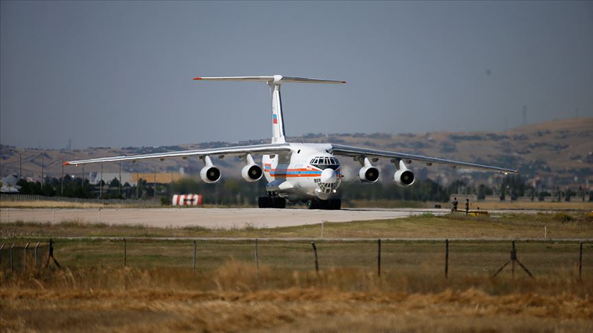 S-400 sevkiyatı kapsamında 11. uçak Mürted'e indi