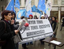 Esp'liler Tekel İşçilerine Destek İçin İmza Kampanyası Başlattı