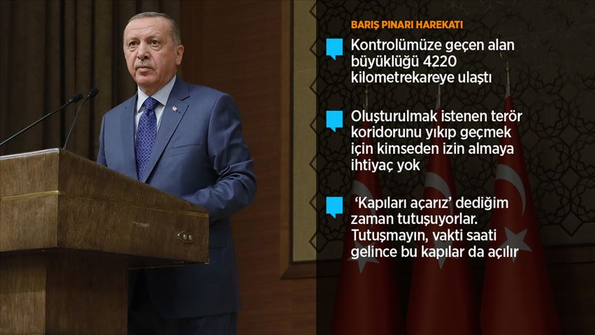 Erdoğan: Yedi düvele karşı dimdik ayakta duruyoruz