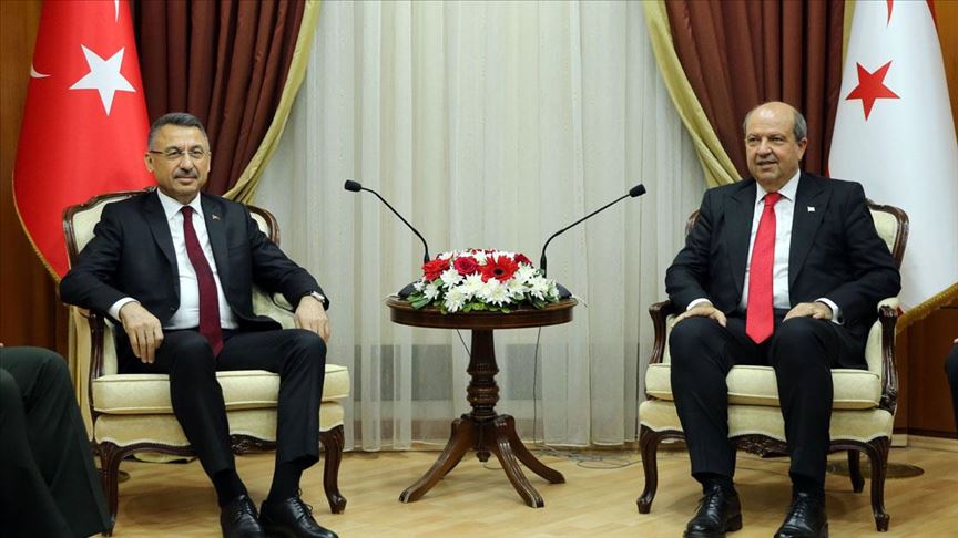 Cumhurbaşkanı Yardımcısı Oktay: Şartlar ne olursa olsun Türkiye ve Türk halkı sizlerle birlikte