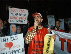 İstanbul'dan Gelen Tekel İşçileri Kocaeli'nde Miting Düzenledi