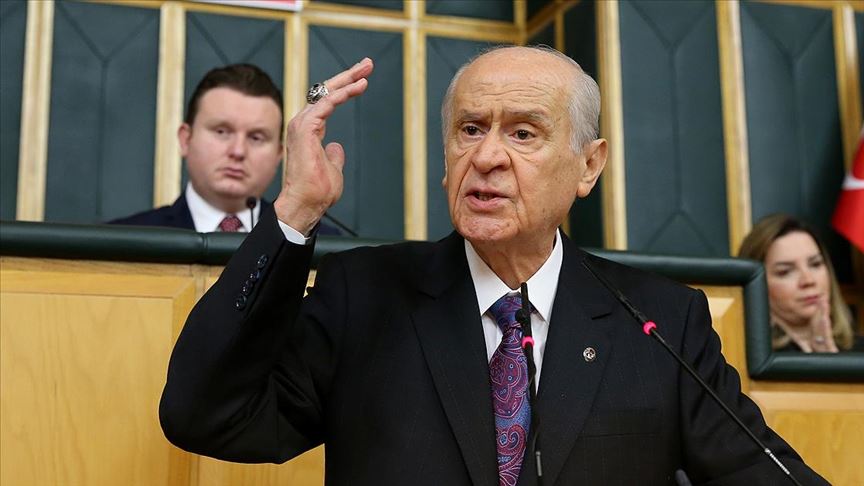 Bahçeli: Yunanistan'ın AB tarafından desteklenmesi barbarlığa ortaklıktır