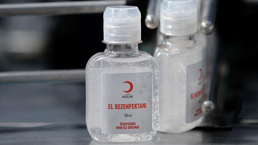Türk Kızılay ihtiyaç sahiplerine el dezenfektanı dağıtacak!