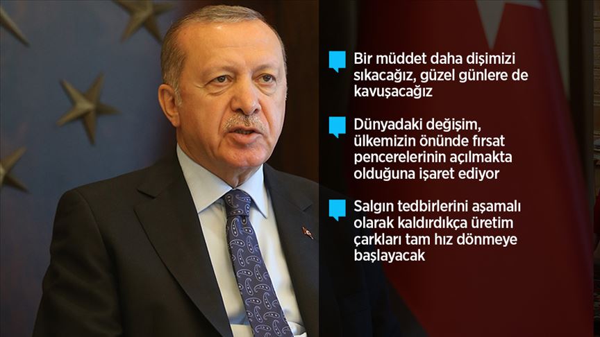 Cumhurbaşkanı Erdoğan: Ülkemizin önünde yeni fırsat pencereleri açılıyor