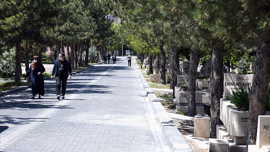 Başkentte mezarlıklar ziyarete açıldı!