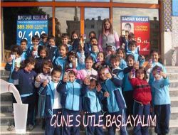 Özel Bahar Koleji 'her Yeni Güne Sütle Başlayalım' Projesi Başlattı