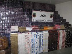 Ağrı'da 152 Bin Paket Kaçak Sigara Ele Geçirildi!!