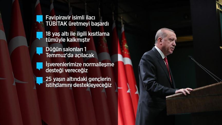 Cumhurbaşkanı Erdoğan'dan 65 yaş üstü ve 18 yaş altı vatandaşlara müjde