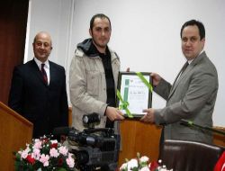 Giresun Ziraat Odası'ndan Gazetecileri Teşekkür Belgesi