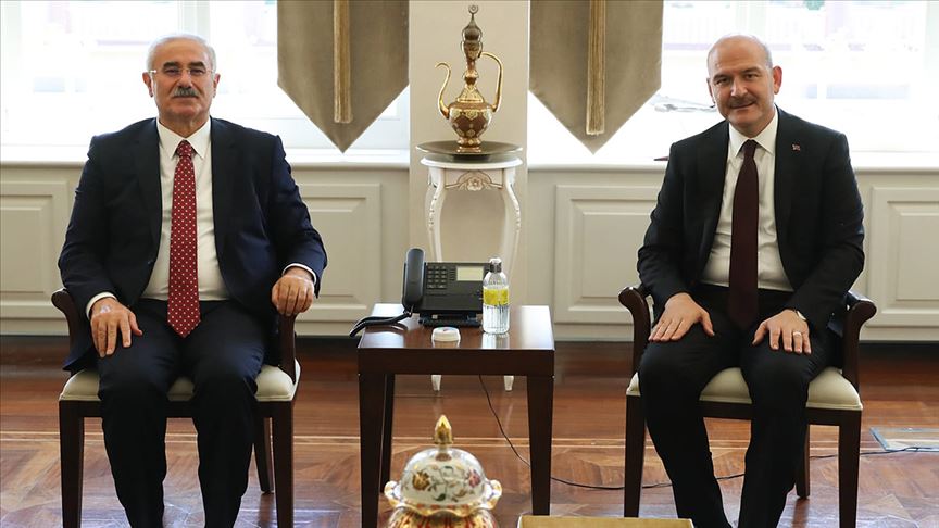 Soylu'dan Yargıtay ve Danıştay başkanlarına ziyaret