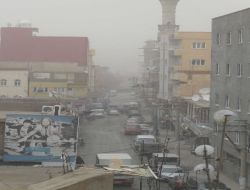 Cizre'de Toz Bulutu Hayatı Olumsuz Etkiledi