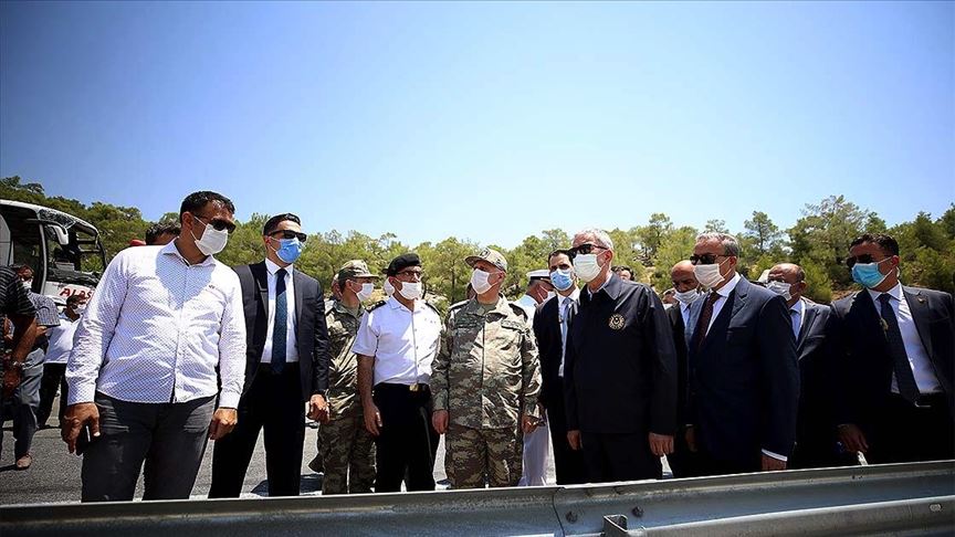 Akar devrilen askeri araçta teknik arıza tespit edildiğini açıkladı