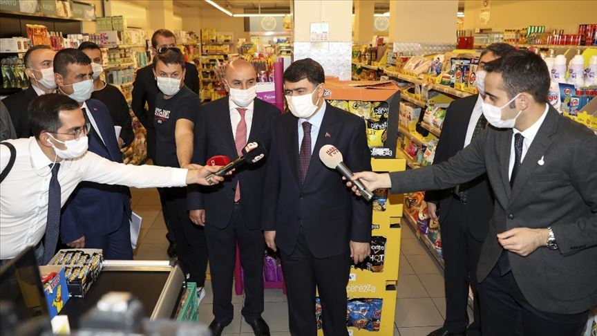 Ankara Valisi Vasip Şahin, Kovid-19 tedbirlerini denetledi