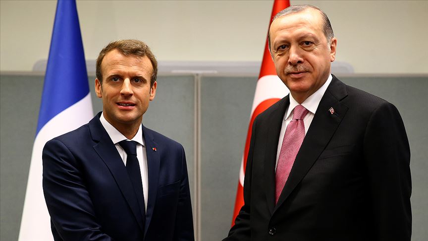 Cumhurbaşkanı Erdoğan, Fransa Cumhurbaşkanı Macron ile telefonda görüştü