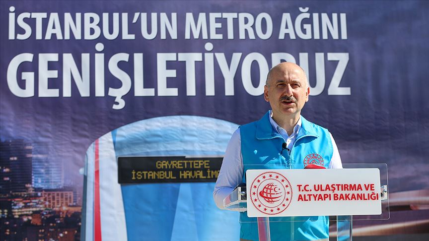 "Kağıthane-Gayrettepe Havalimanı Metro Hattı nisan sonu yolcu alacak"