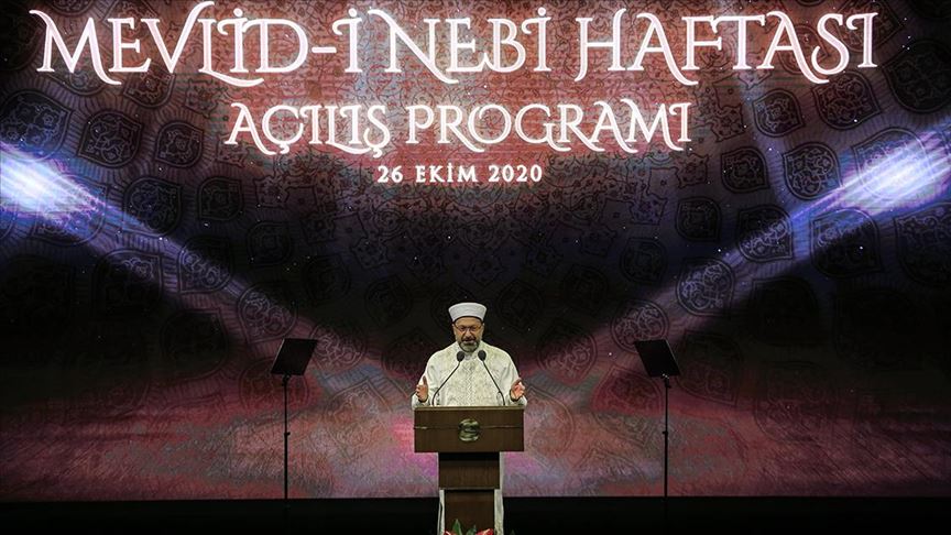 Diyanet İşleri Başkanı Erbaş Mevlid-i Nebi Haftası Açılış Programı'nda konuştu