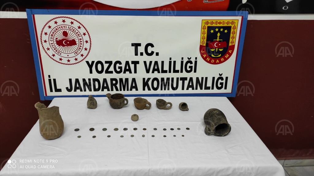 Yozgat'ta tarihi eser operasyonunda 2 şüpheli gözaltına alındı