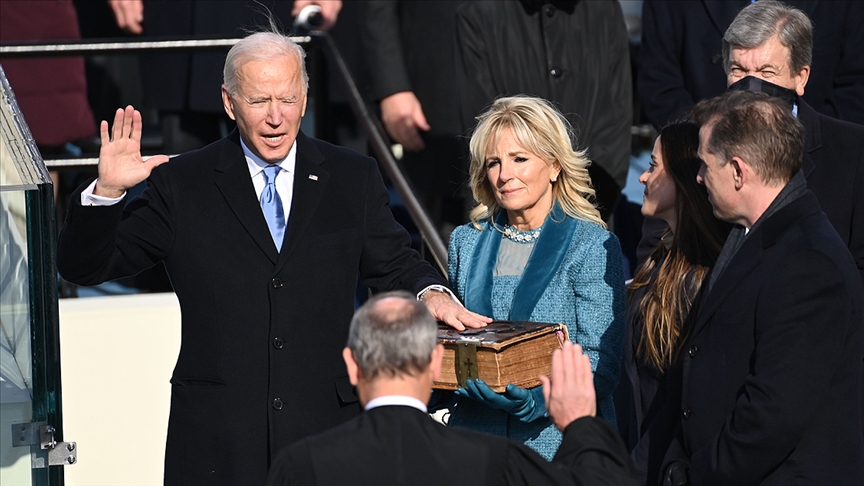 Joe Biden yemin ederek ABD'nin 46. başkanı oldu!