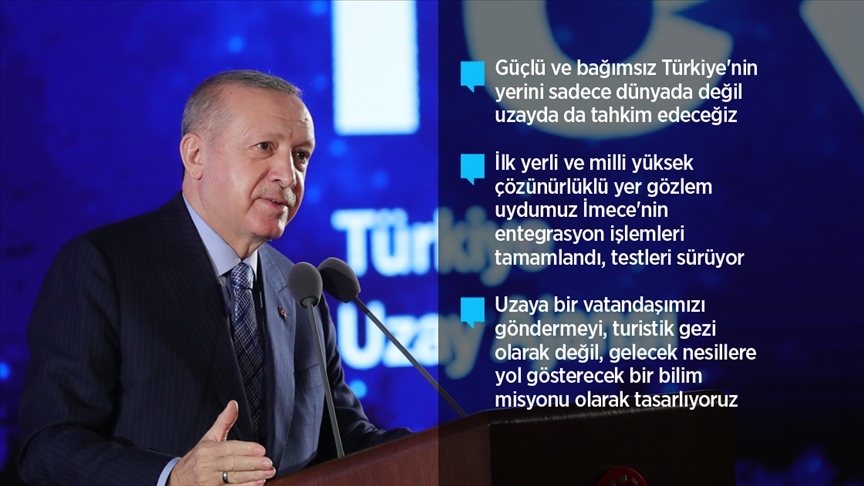 Cumhurbaşkanı Erdoğan: 2023’te Ay’a gideceğiz!