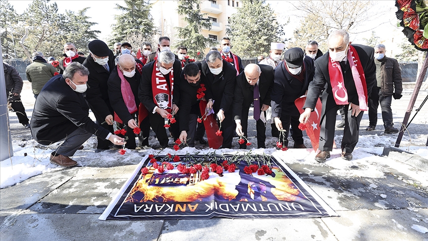Ankara'da Merasim Sokak'taki bombalı terör saldırısında şehit olanlar anıldı
