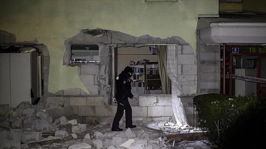 Başkentte apartmanda doğal gaz patlaması: 2 yaralı