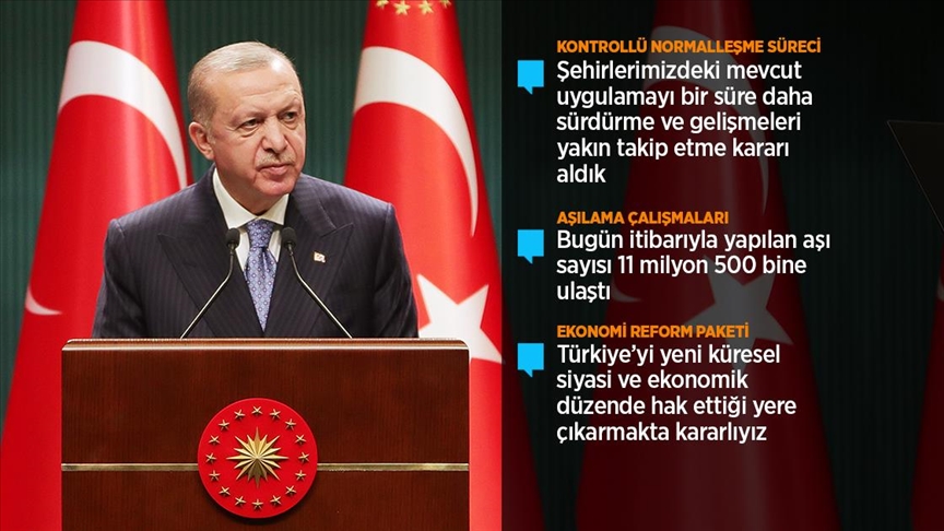 Cumhurbaşkanı Erdoğan'dan kabine sonrası flaş açıklamalar
