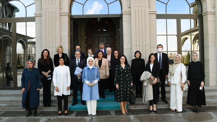 Emine Erdoğan, özel gereksinimli çocukların anneleriyle buluştu!