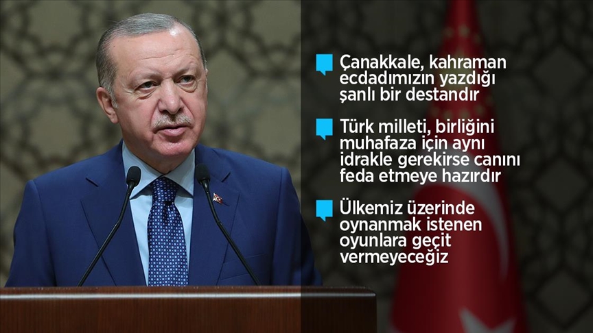 Erdoğan: En küçük bir gevşeklik gösterdiğimiz gün Sevr'den beter dayatmalarla karşımıza çıkacaklar