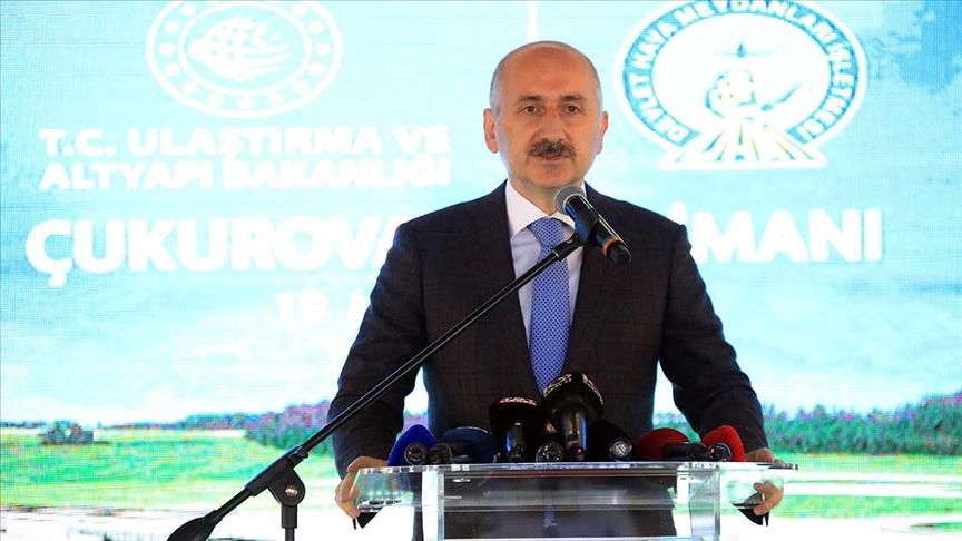 "Çukurova Havalimanı altyapı inşaatının yüzde 92,3'ü tamamlandı"