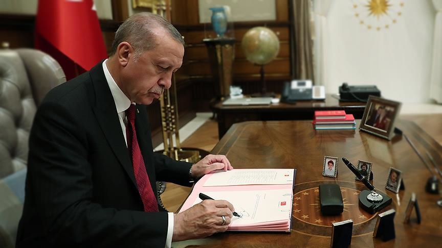 Erdoğan, uluslararası anlaşmalara ilişkin 10 kanunu onayladı